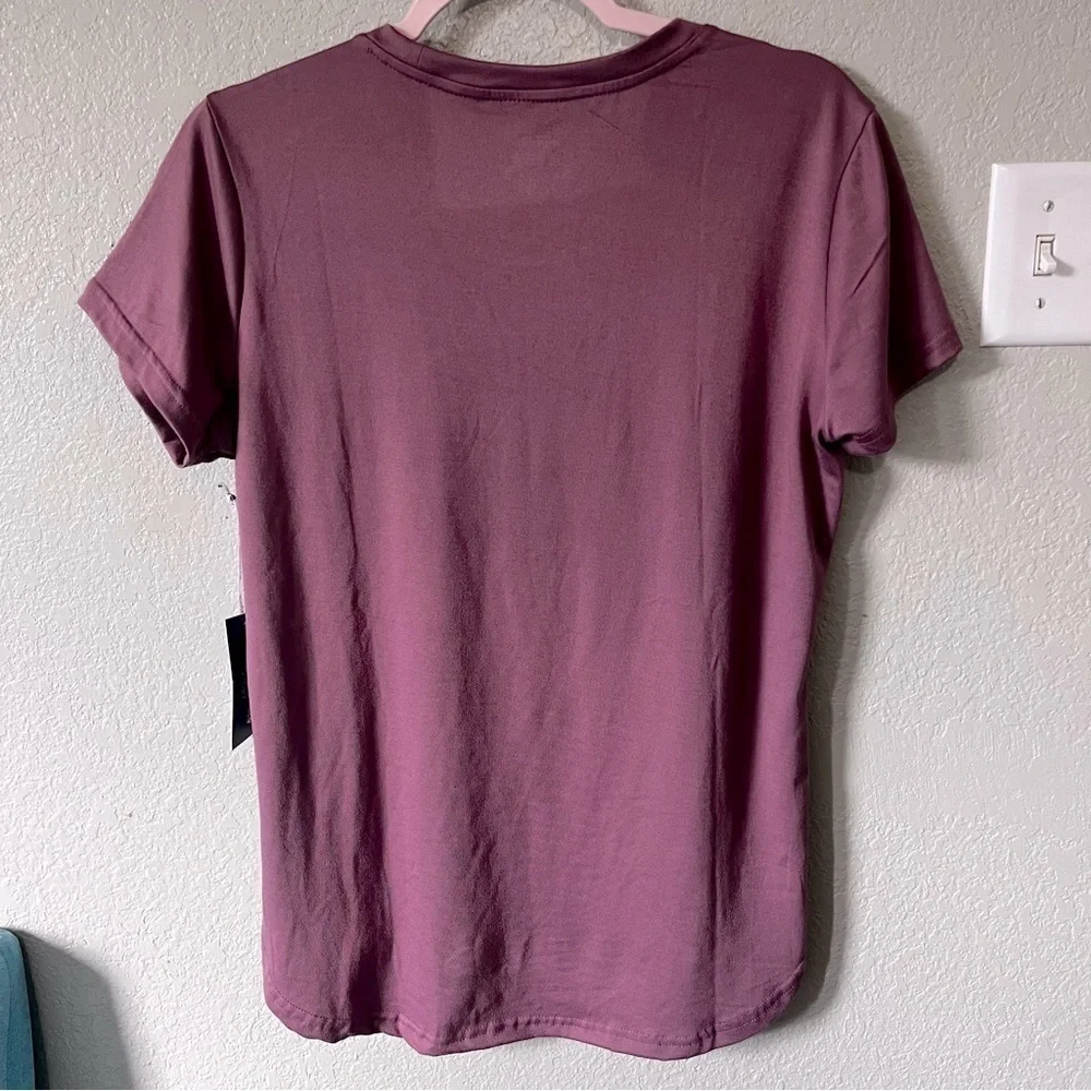 Aero Sport Workout Plum Top Womens Size Large